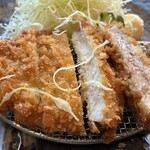 とんかつ 喜楽 - ロースカツ断面