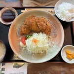 とんかつ 喜楽 - 連れが食べたヒレカツ
