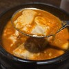 炭火焼肉・韓国料理 KollaBo - スンドゥブチゲ定食の鍋