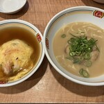 餃子の王将 - 料理写真:天津飯セット。