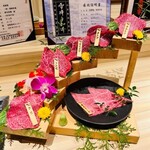 燒肉割烹 YP流 西心齋橋店 - 這是傳聞中的花階梯拼盤