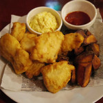 ザ　グラブ - 2回目訪問時：フィッシュ＆チップ（コース2人分にF&Cを追加して豪華な盛りに）