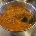 アーンドラ・キッチン - ('15/02）サービスの辛口マトンナスキーマ