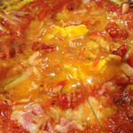 シシリヤ - ポモドーロ アップ 
      真ん中のたまごはお店の方が崩してくれます。