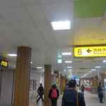 天ぷらのひらお - 西鉄の駅舎方面へ通ずる6番出口方面へと移動します。