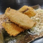 民宿 いなほ - 鯖フライ