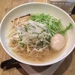 亀戸らあ麺 零や - 塩そば　煮玉子