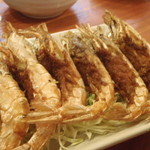 居酒屋 武双 - モサ海老素揚げ