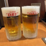 たぬき - 生ビールでおつかれちゃん❤️