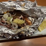 たぬき - いかゲソの肝焼き