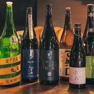季節の地酒、日本料理によく合うオーストリアワインもおすすめ