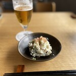 sake to ate - いぶりがっこのポテトサラダ❤︎