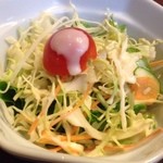 尾州鮨 - 付き物サラダ2015.2
