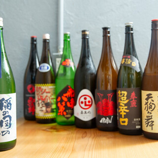 全国の地酒を厳選した日本酒■ドリンクメニューは幅広い品揃え！