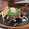 ロイヤルホスト - あつあつ鉄板和風ハンバーグライスセット　1670円