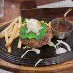 ロイヤルホスト - あつあつ鉄板和風ハンバーグライスセット　1670円