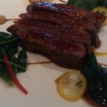 レストラン サンパウ - イベリコ豚 プルーマ 金柑のソースは、秀逸！