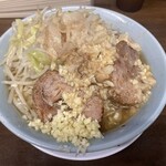 らーめん 玄 - 小ラーメン（1,000円）野菜ニンニク油