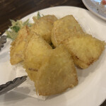 ごちそう酒場yasu - 新玉ねぎ天ぷら