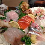 函館 開陽亭 すすきの総本店 - 造り盛合せ。