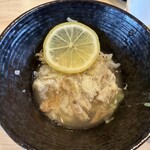 らーめん 八芯 - 残ったスープを入れて出汁茶漬け風に