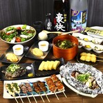 炭火と笑いの台所 とりすけ 難波本店 - ご宴会に！【とりすけBコース】