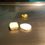 小石澤 - 山芋、茄子、銀杏。