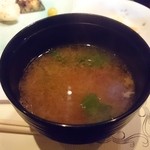 小石澤 - 味噌汁。あっぷ。
