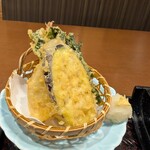 かご花緑井 - 天ぷら盛り合わせ