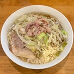 ラーメン二郎 - 料理写真:小ラーメン・カタメ・ニンニク・アブラ