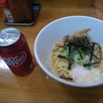 麺☆水樹 - 油そばに温泉たまごとドクターペッパー