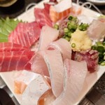 吉の - 刺身盛り合わせ(2,000円)ぶりんぶりん！