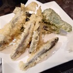 吉の - 稚鮎の天ぷら