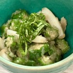 天ぷら居酒屋 天ち。 - お通し〜イカめんたい