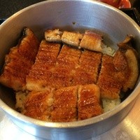 天然うなぎ しま村 - 鰻釜アップ