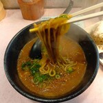 三国そば - かけそばカレー味辛口おにぎり