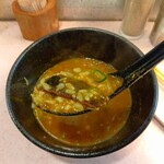 三国そば - かけそばカレー味辛口おにぎり