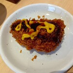 とんかつ神楽坂さくら - からし+辛口ソース