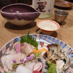 海鮮居酒屋 あま晴らし - お造り盛り合わせ
