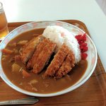 食事処 さくら - カツカレーのアップ