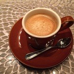 エノテカ パージナ - 食後のドリンクはエスプレッソ