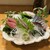 はかた大福 - 料理写真:刺身盛(天然鯛、しめさば、生ほたるイカ、生まぐろ赤身)