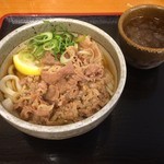 麺処 綿谷 - 牛肉ぶっかけ（ハーフ）_2015年2月