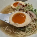 麺家 たけ田 - 特製塩らぁめん（煮卵アップ）