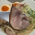 麺家 たけ田 - 特製塩らぁめん（レアチャーシューアップ）