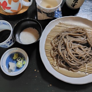 晴れたらいいね - 料理写真:ざるそば＆とろろ