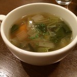 はまきた珈琲 - セットのスープ_2015年2月