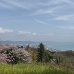 一夜城 ヨロイヅカ・ファーム - ファームから海を望む