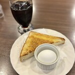 喫茶リッチ - ・アイスコーヒー 660円/税込
(モーニングサービス トースト+卵 付き)