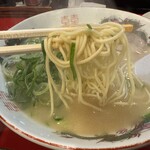 はじめ - 麺は細ストレート